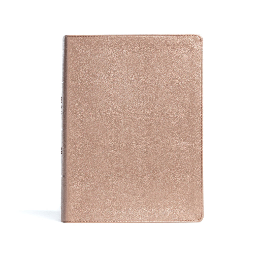 Rose Gold CSB Study Bible: A luxurious indexed Bible for spiritual growth and personal development