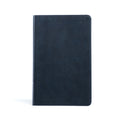 Elevate your devotion with the luxurious Christian Standard Bible Single Column Personal Size Navy Edition Bible