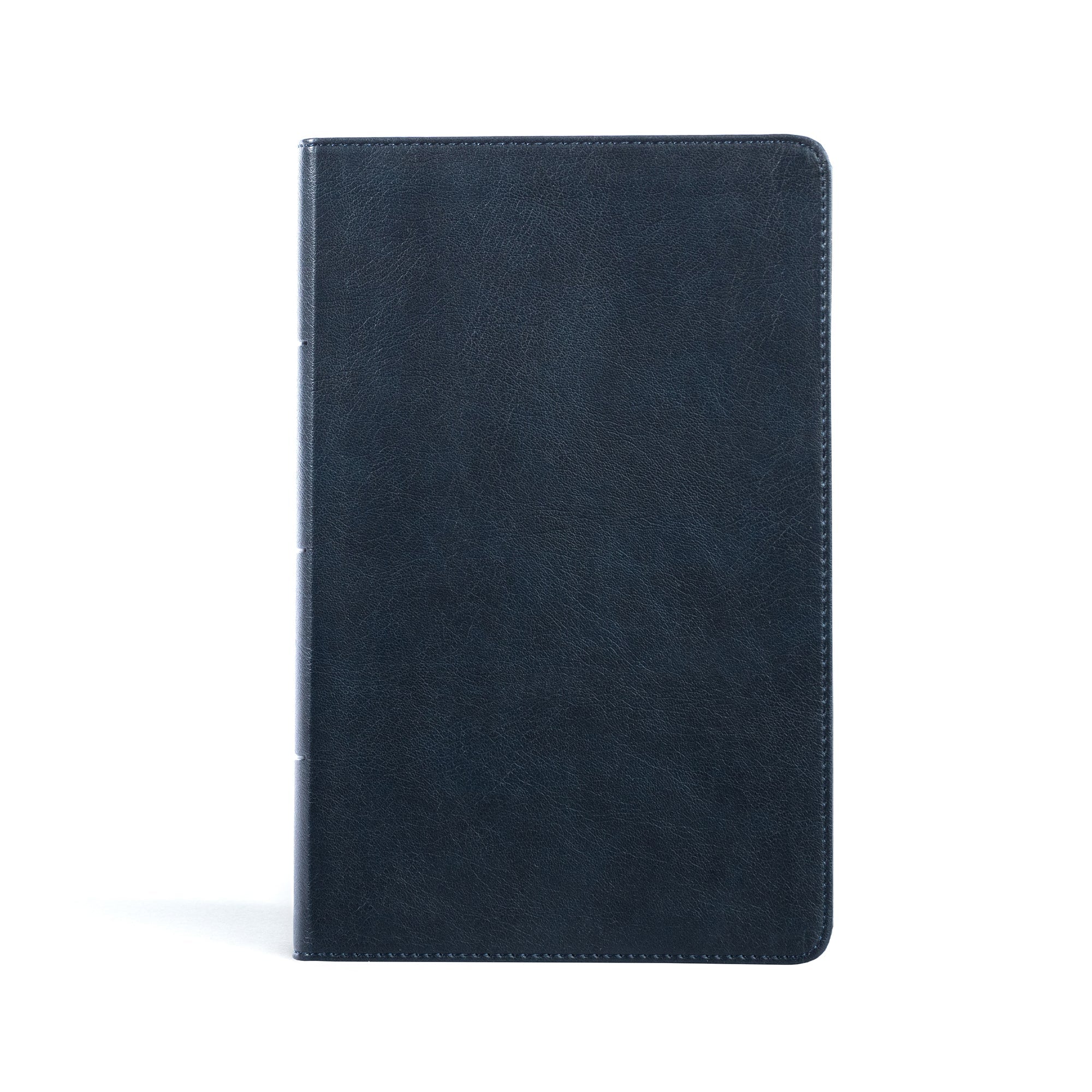 Elevate your devotion with the luxurious Christian Standard Bible Single Column Personal Size Navy Edition Bible