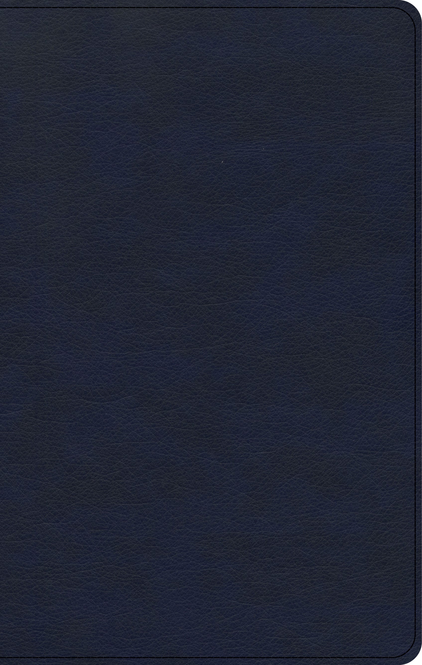 Experience the beauty of the Christian Standard Bible in its single-column navy edition with sleek black letter design