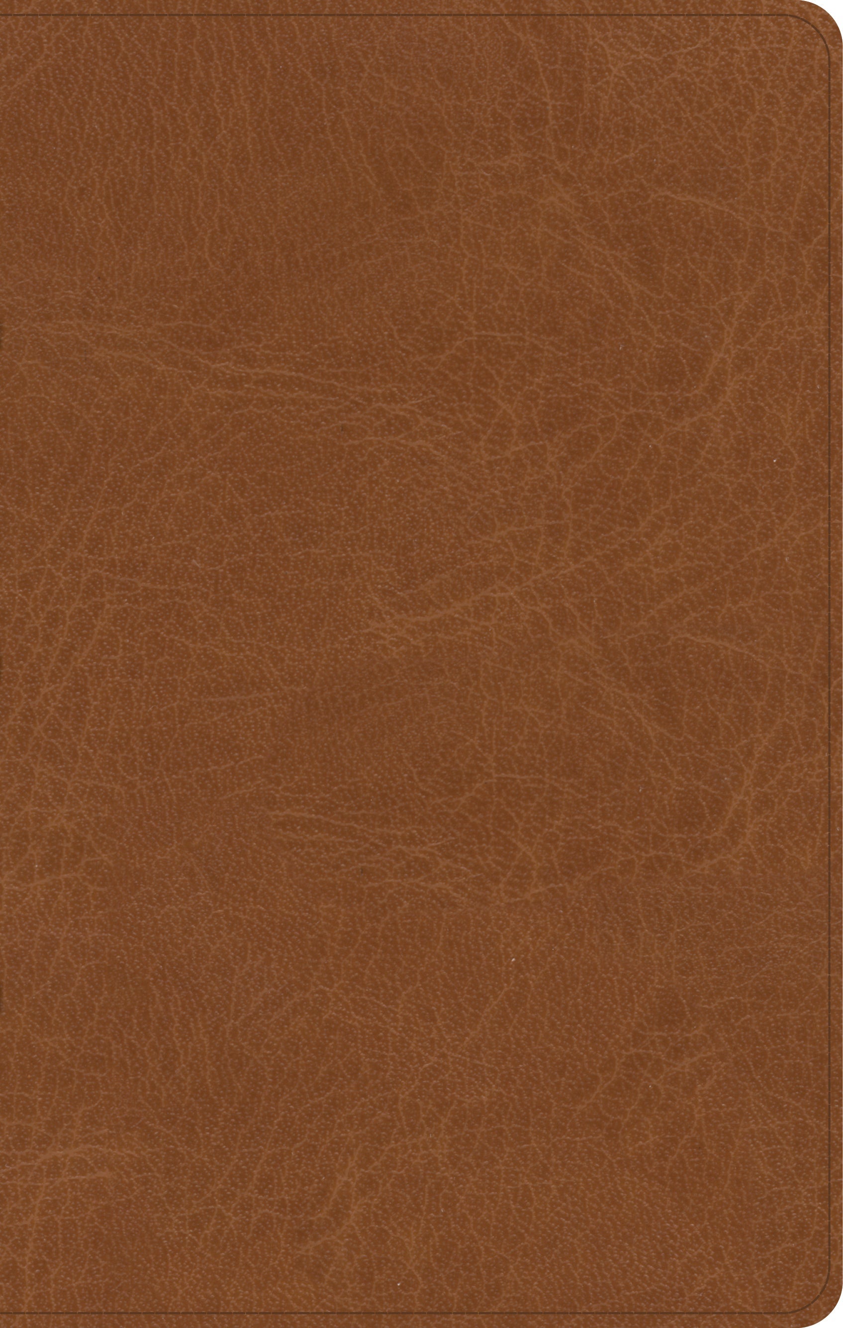 CSB Single-Column Personal Size Bible Saddle Brown (Black Letter Edition)