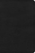 CSB Large Print Compact Reference Bible Black (Red Letter Edition)
