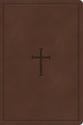 CSB Giant Print Reference Bible Brown (Red Letter Edition)