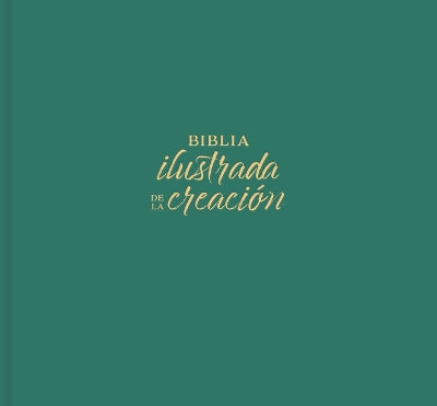 RVR 1960 Spanish Illustrated Bible Edition with turquoise leather cover in Spanish language