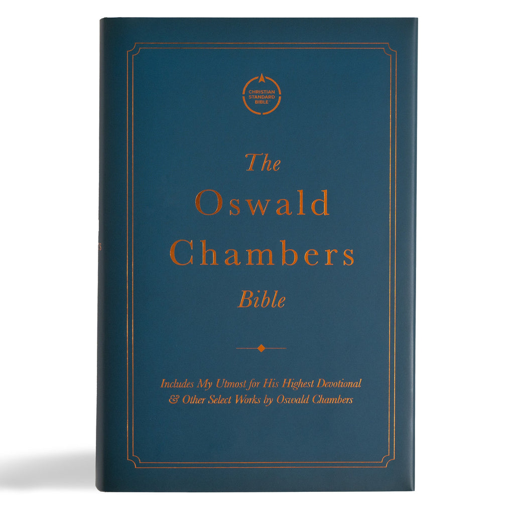 CSB Oswald Chambers Bible, black letter edition, devotional journaling