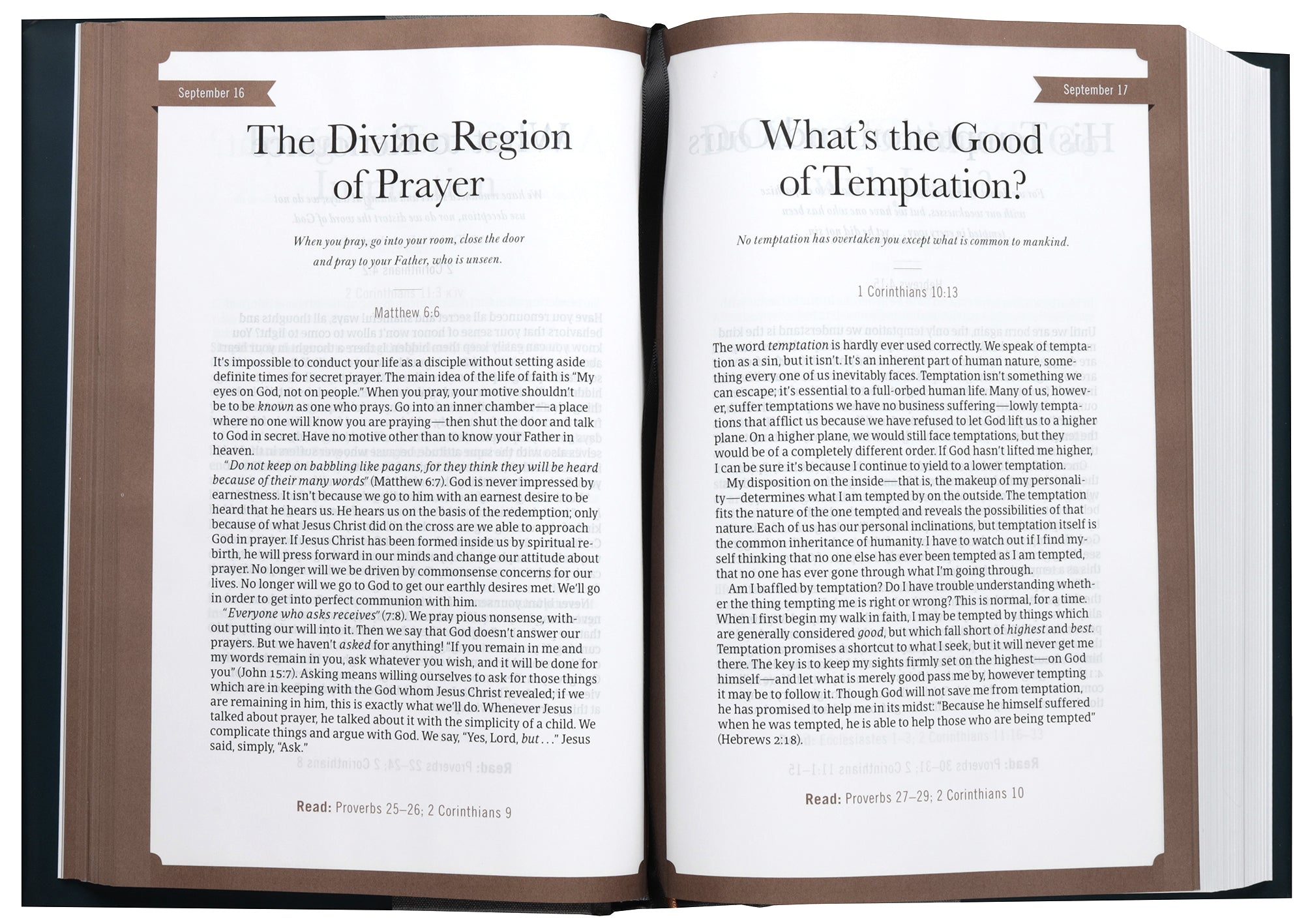 CSB Oswald Chambers Bible (Black Letter Edition)