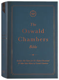 Oswald Chambers devotional journaling Bible, CSB edition, black letter edition