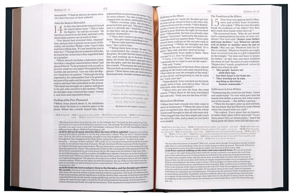CSB Oswald Chambers Bible Black Letter Edition, a sophisticated luxury Bible for the faithful
