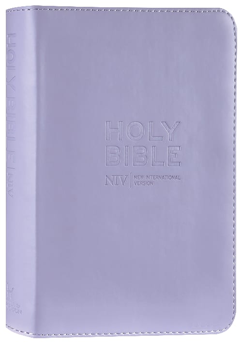 NIV Pocket Bible Lilac Soft-Tone With Zip British Edition, Bible in New International Version