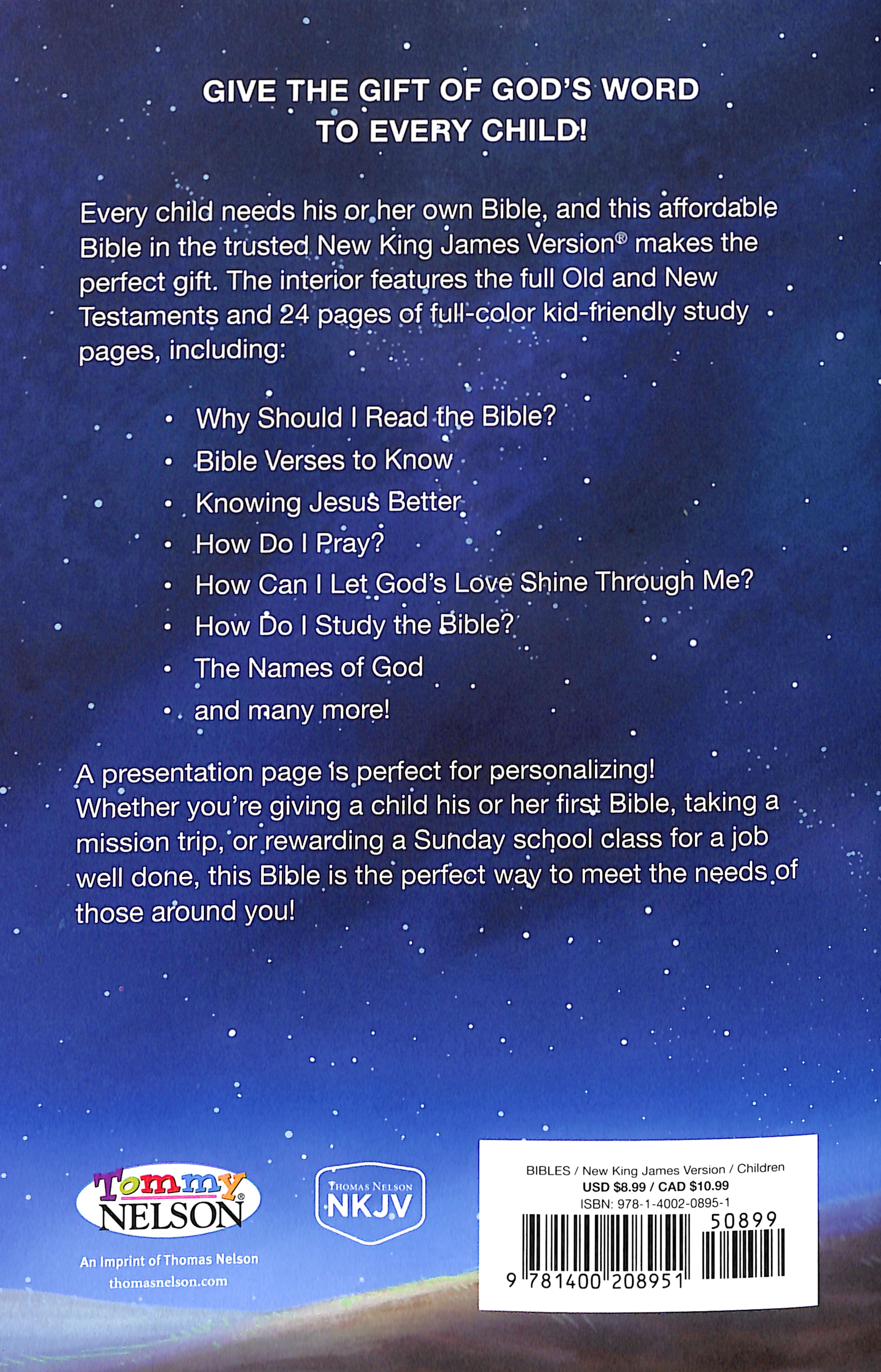 NKJV Children's Outreach Bible