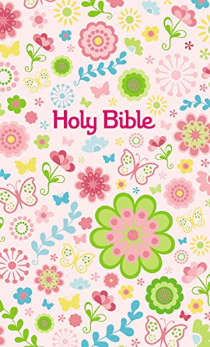 Pink Sequin International Children's Bible with matching tote bag and hardcover.