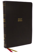 Brown NKJV Holy Bible with giant print and red letter edition