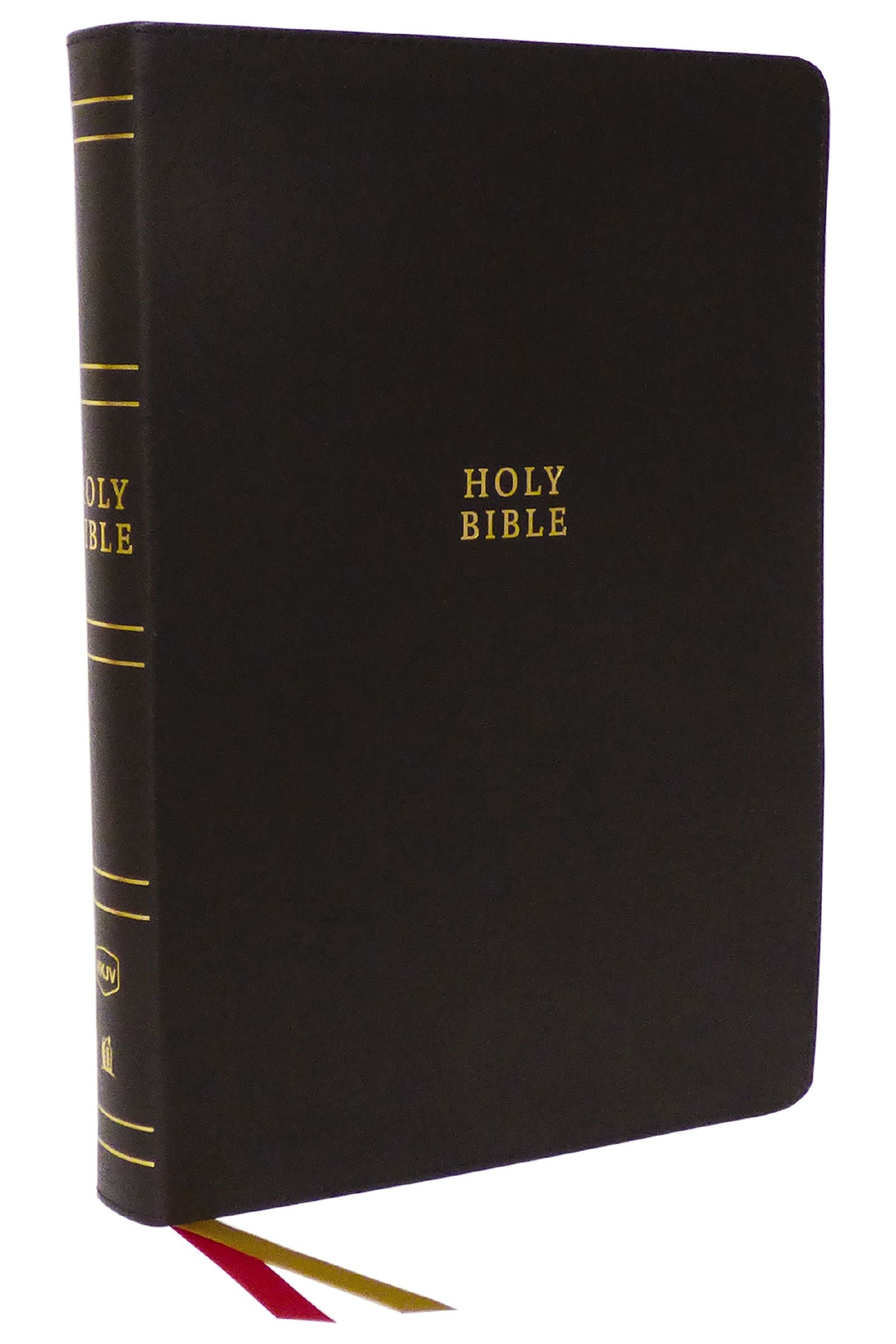 Brown NKJV Holy Bible with giant print and red letter edition