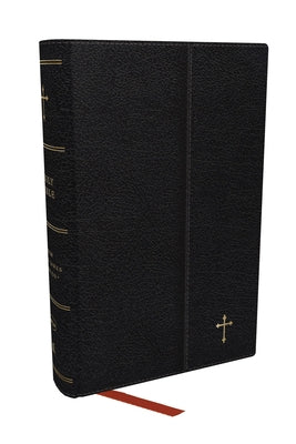 NKJV red letter compact reference Bible in a black cover