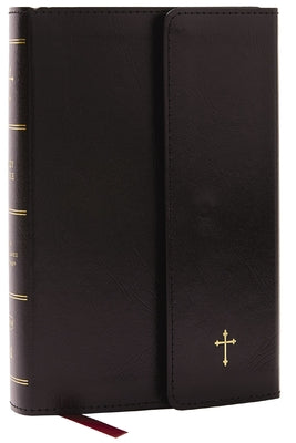 NKJV compact reference Bible in black with red letter text