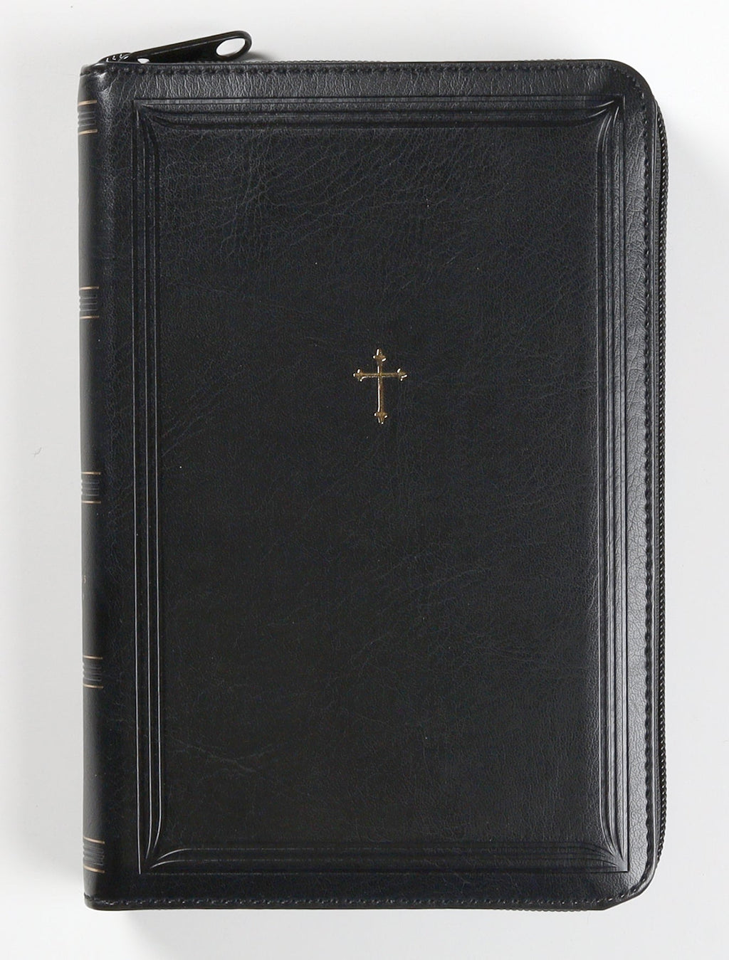 NKJV Compact Bible with zipper and black letter edition