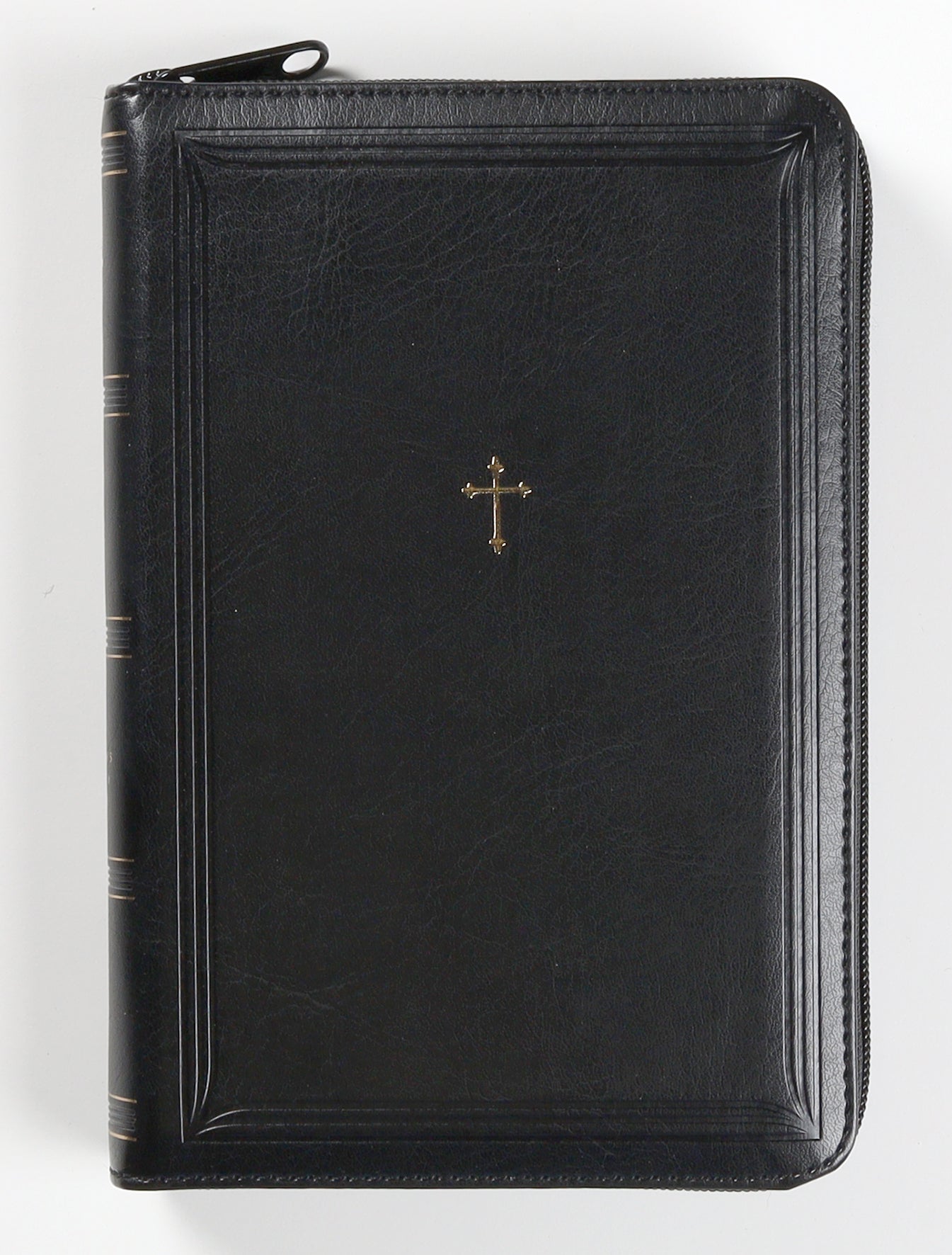 NKJV Compact Bible with zipper and black letter edition