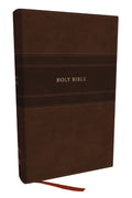 NKJV Holy Bible Personal Size Large Print Reference Bible Brown (Red Letter Edition)