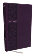 NKJV Holy Bible Personal Size Large Print Reference Bible Purple Thumb Indexed (Red Letter Edition)