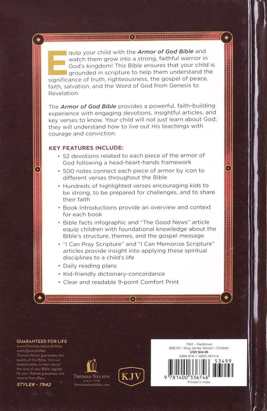 KJV Armor of God Bible, a faith-based scripture with devotionals and prayers