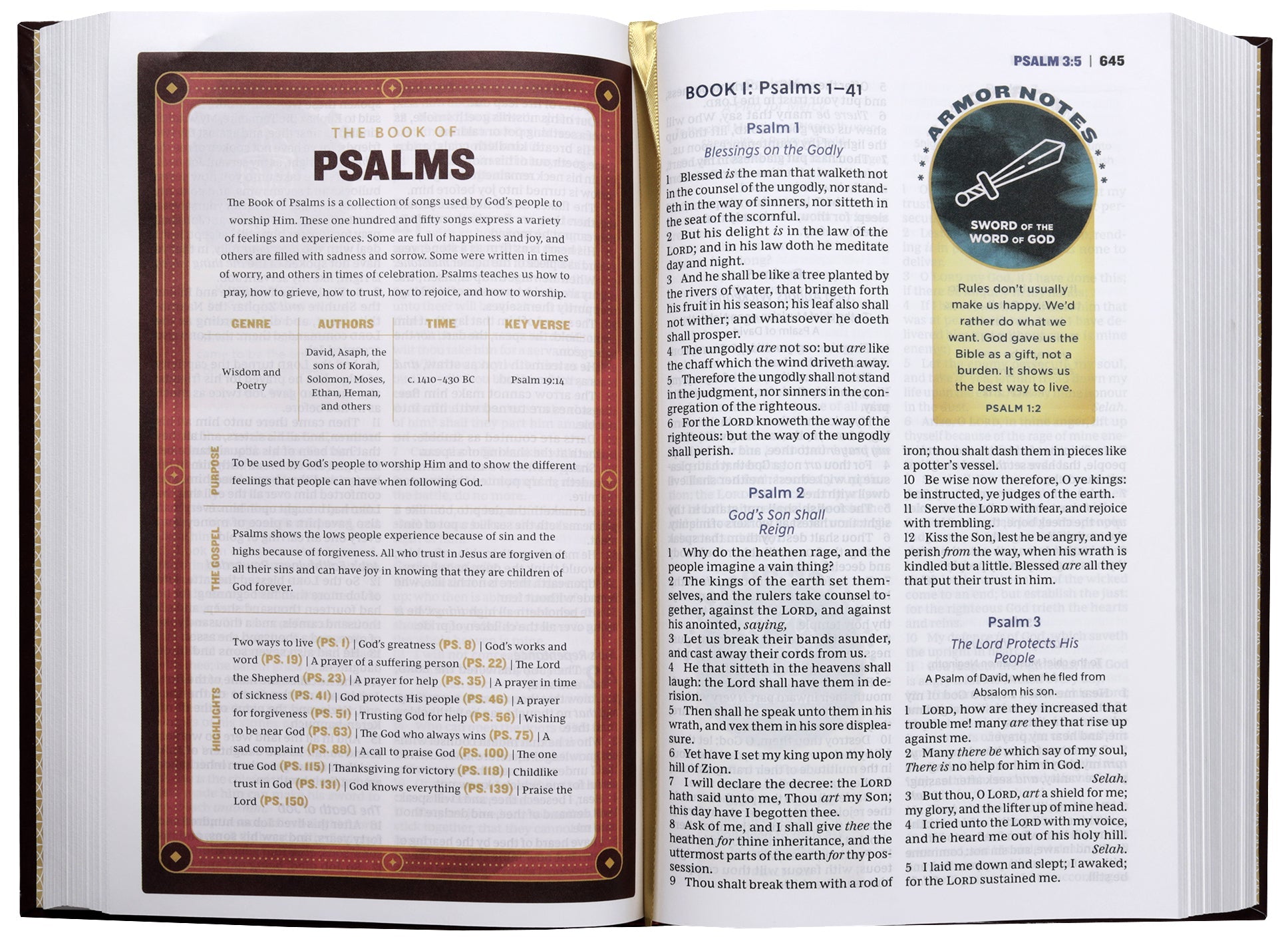 KJV Armor of God Bible, Red Letter Edition, a Bible for daily reading and reflection