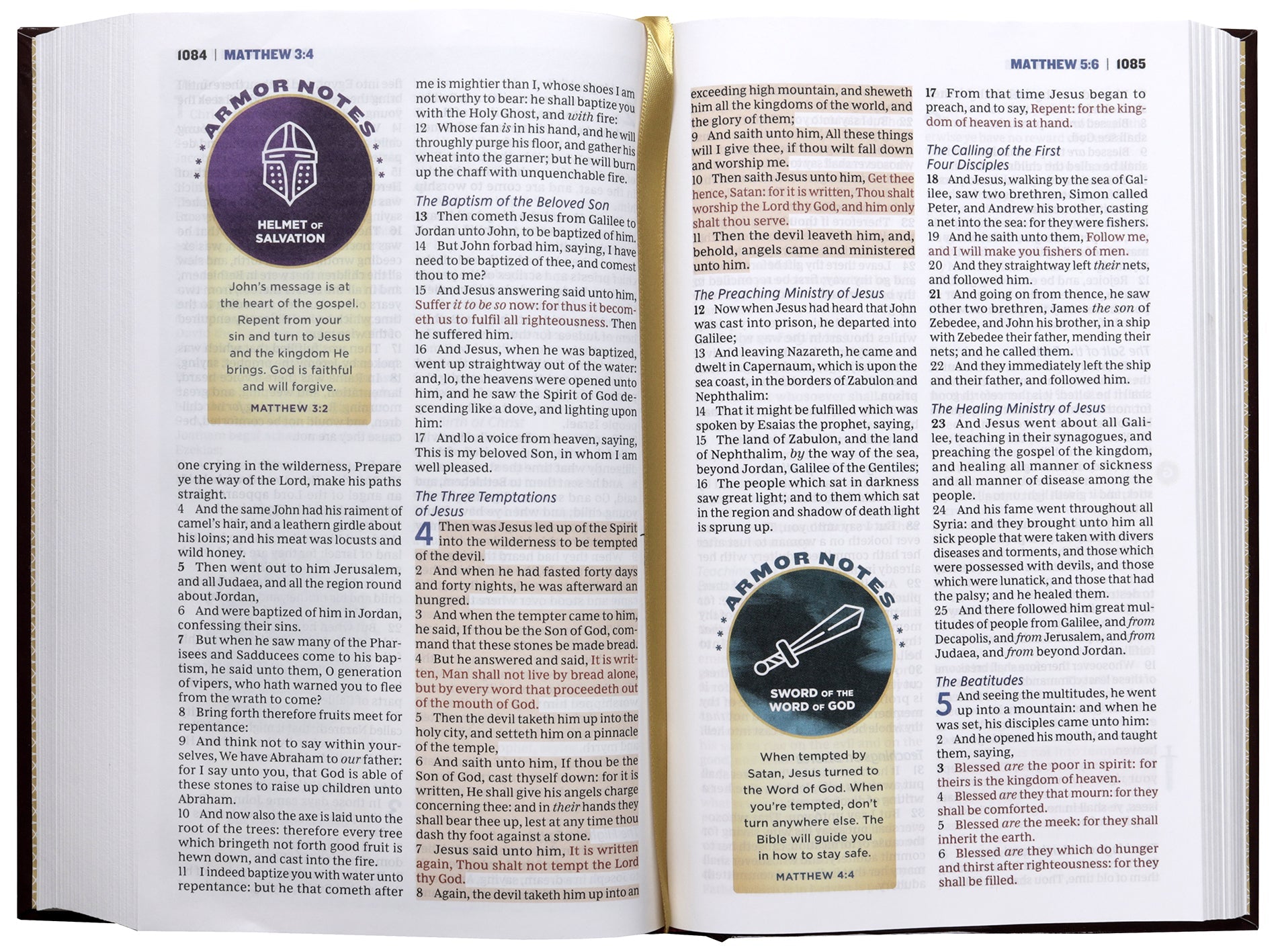KJV Armor of God Bible, a Christian scripture with inspirational messages for spiritual growth