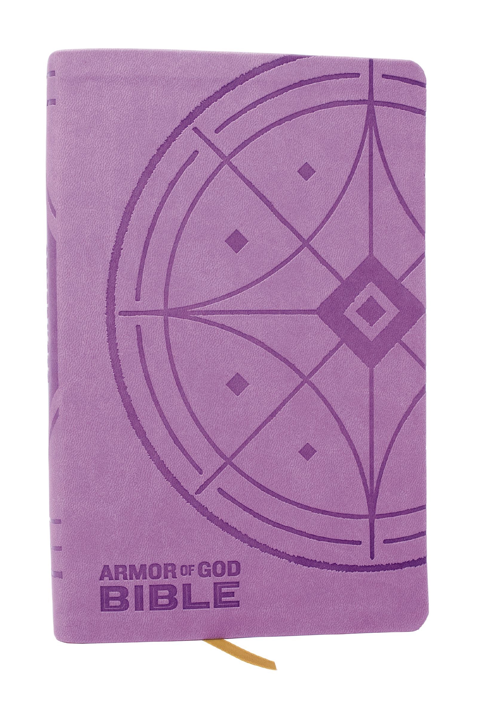 KJV Armor of God Bible, Purple, Red Letter Edition, Christian Bible