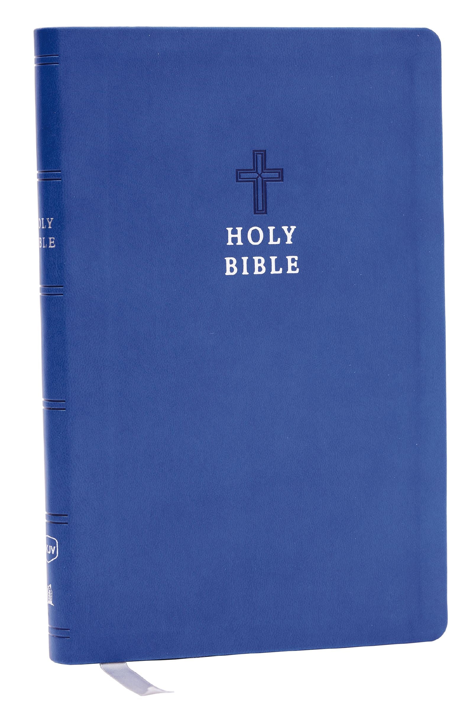 NKJV Value Ultra Thinline Bible Blue Red Letter Edition book cover
