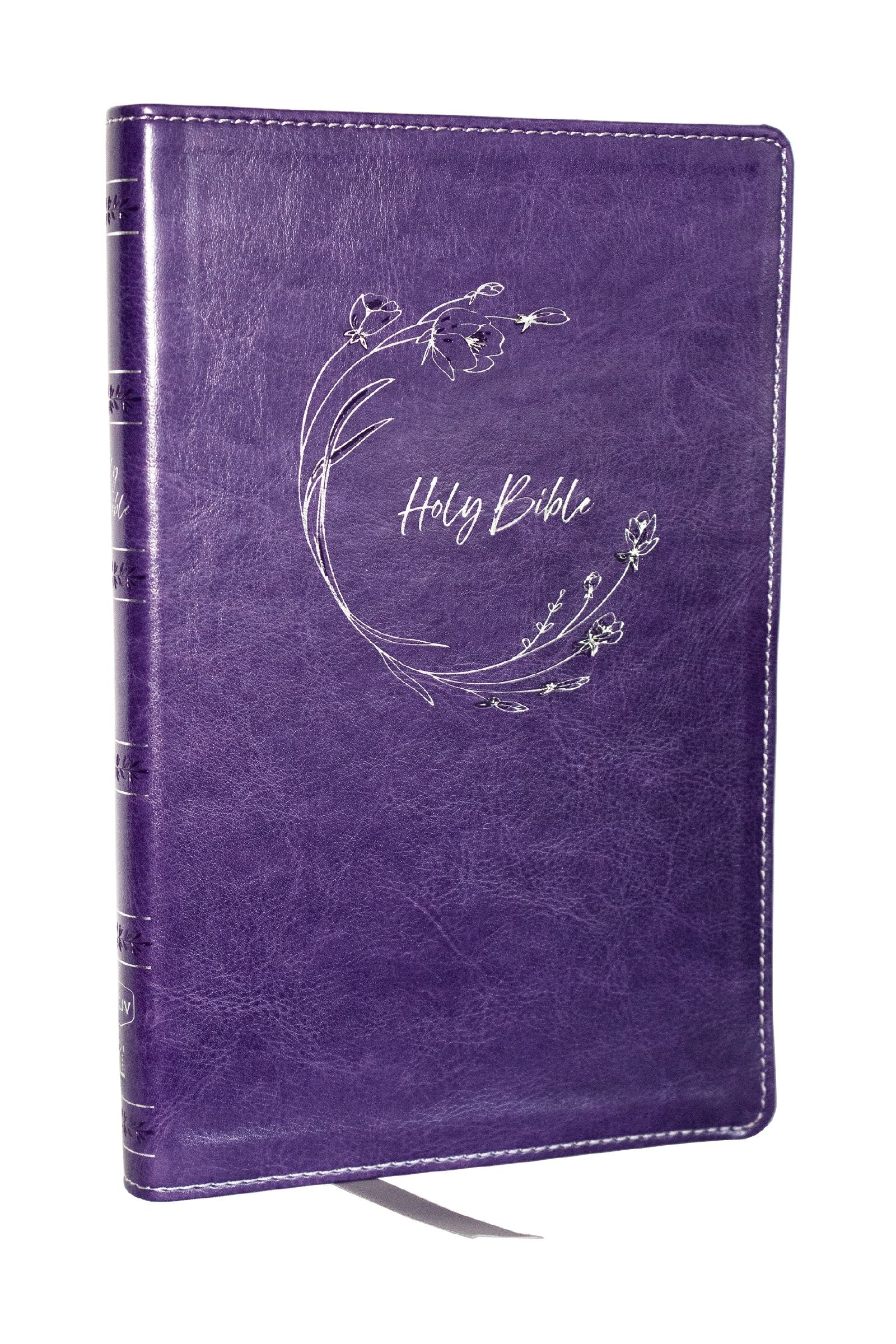 NKJV Ultra Thinline Bible in Purple, Red Letter Edition
