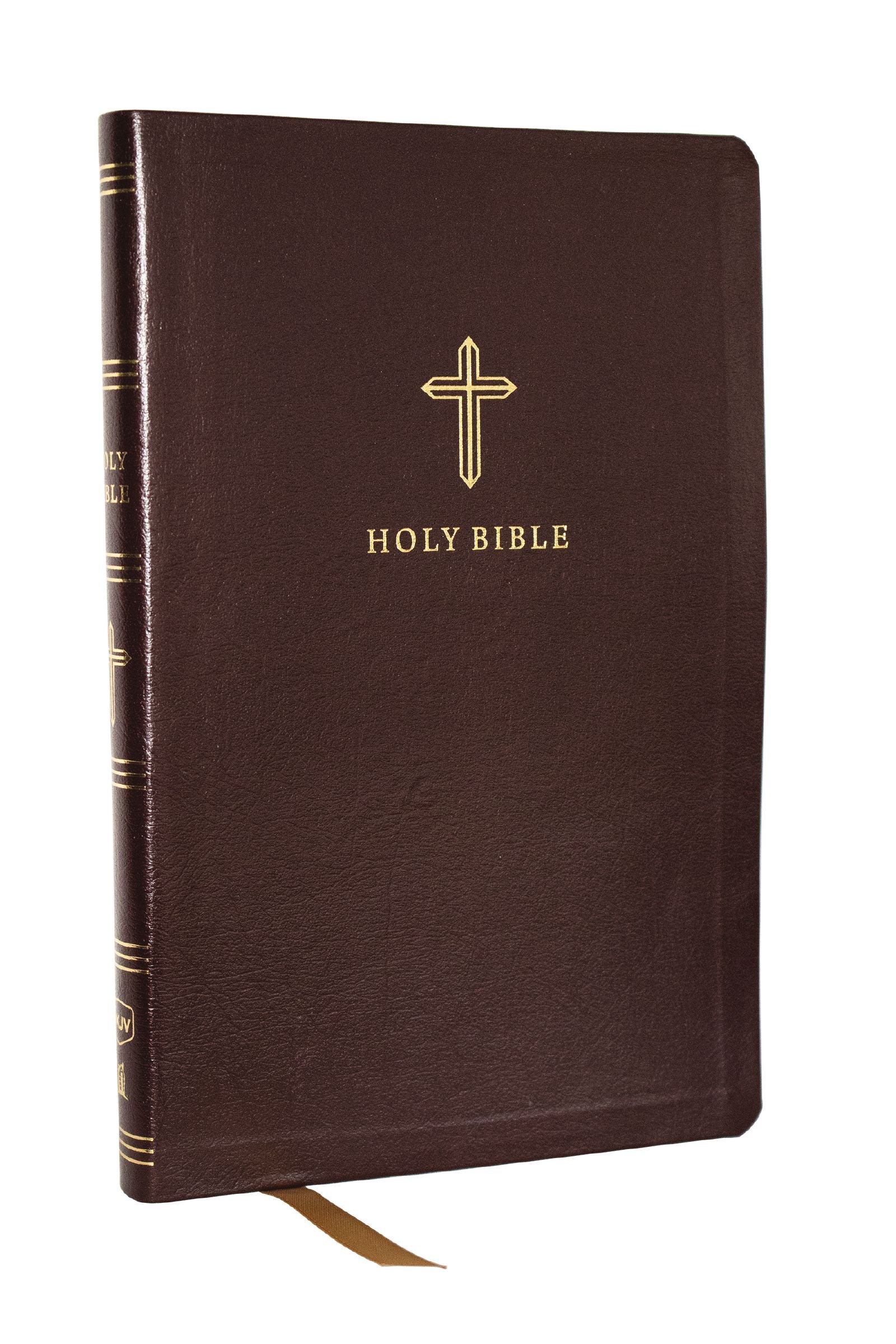 NKJV Ultra Thinline Bible in Burgundy Leather, Red Letter Edition
