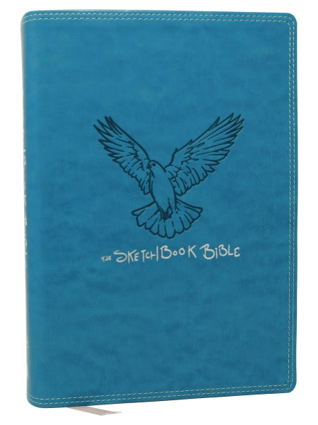 NKJV Study Bible, New King James Version Bible, Red Letter Edition, Sketchbook Bible Teal