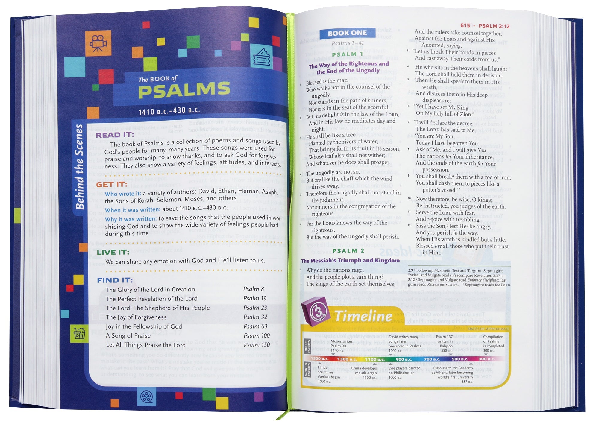 NKJV Kids Study Bible with Colorful and Easy-to-Understand Content