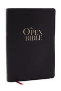 NKJV Open Bible: Read and Discover the Bible for Yourself (Black, Red Letter Edition)