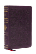 NKJV Large Print Reference Holy Bible in Red Letter Edition with Purple Cover, part of Sovereign Collection