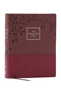 NIV The Prayer Bible: Pray God’s Word Cover to Cover, Burgundy (Red Letter Edition)