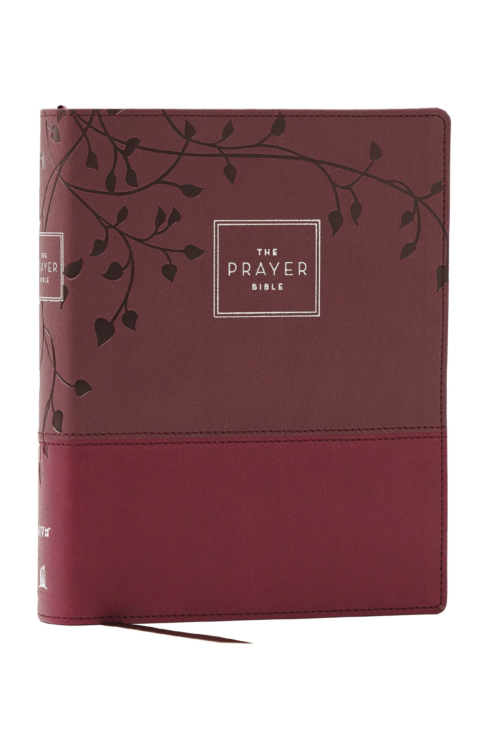 NIV The Prayer Bible: Pray God’s Word Cover to Cover, Burgundy (Red Letter Edition)