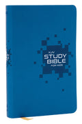KJV Study Bible for Kids, Blue (Red Letter Edition) - Bible for children with study notes and red letter text.
