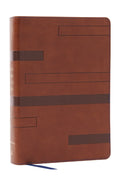 NIV Color Code Study Bible, Brown (Red Letter Edition)