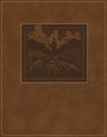 NKJV New Testament Tracing Edition Brown Leather Bible