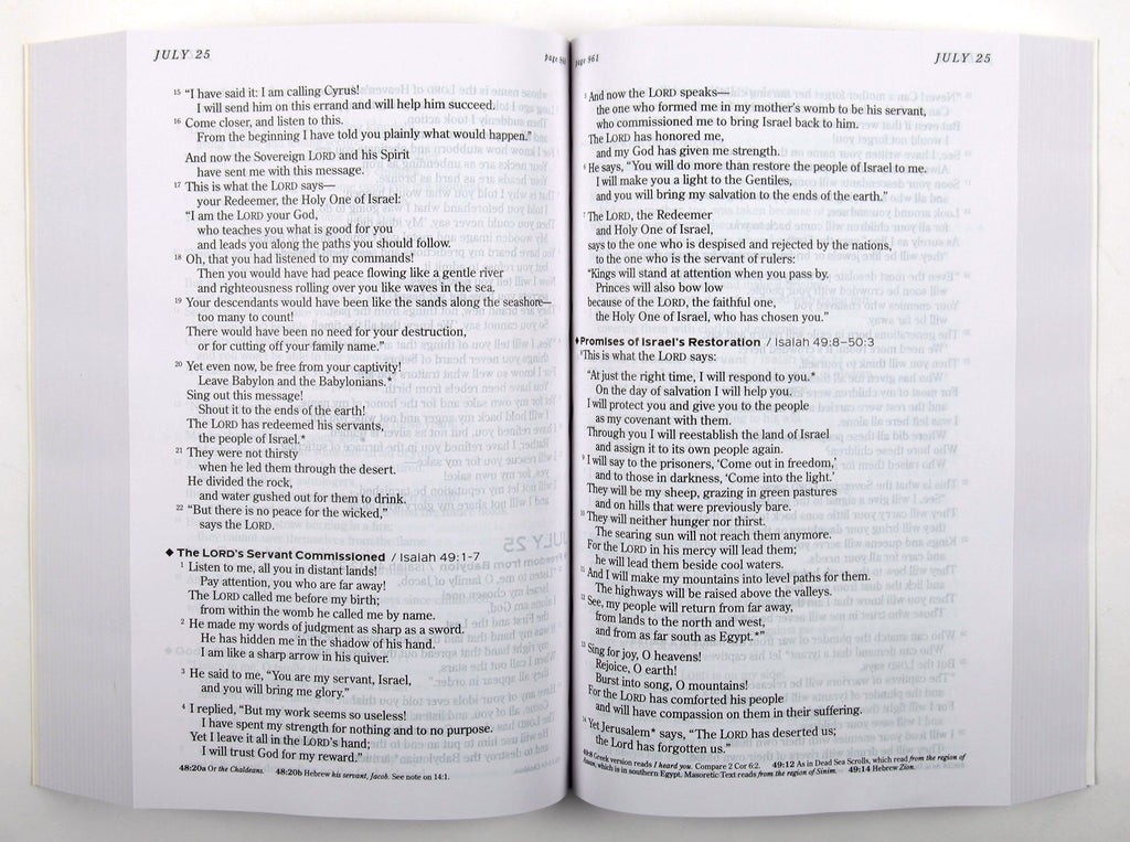 Buy NLT Bibles online: Chronological Black Letter Bible edition (2nd edition)
