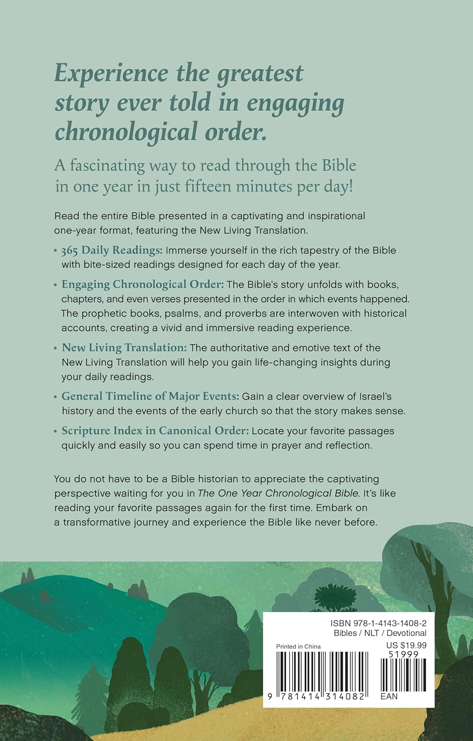 Buy NLT Bibles online: Chronological Black Letter Bible edition (2nd edition)