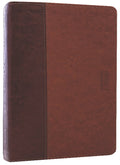 NLT Parallel Study Bible Brown/Tan (Black Letter Edition)
