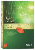 NIV One Year Chronological Bible in black letter edition, a chronological Bible for reading Scripture in chronological order.