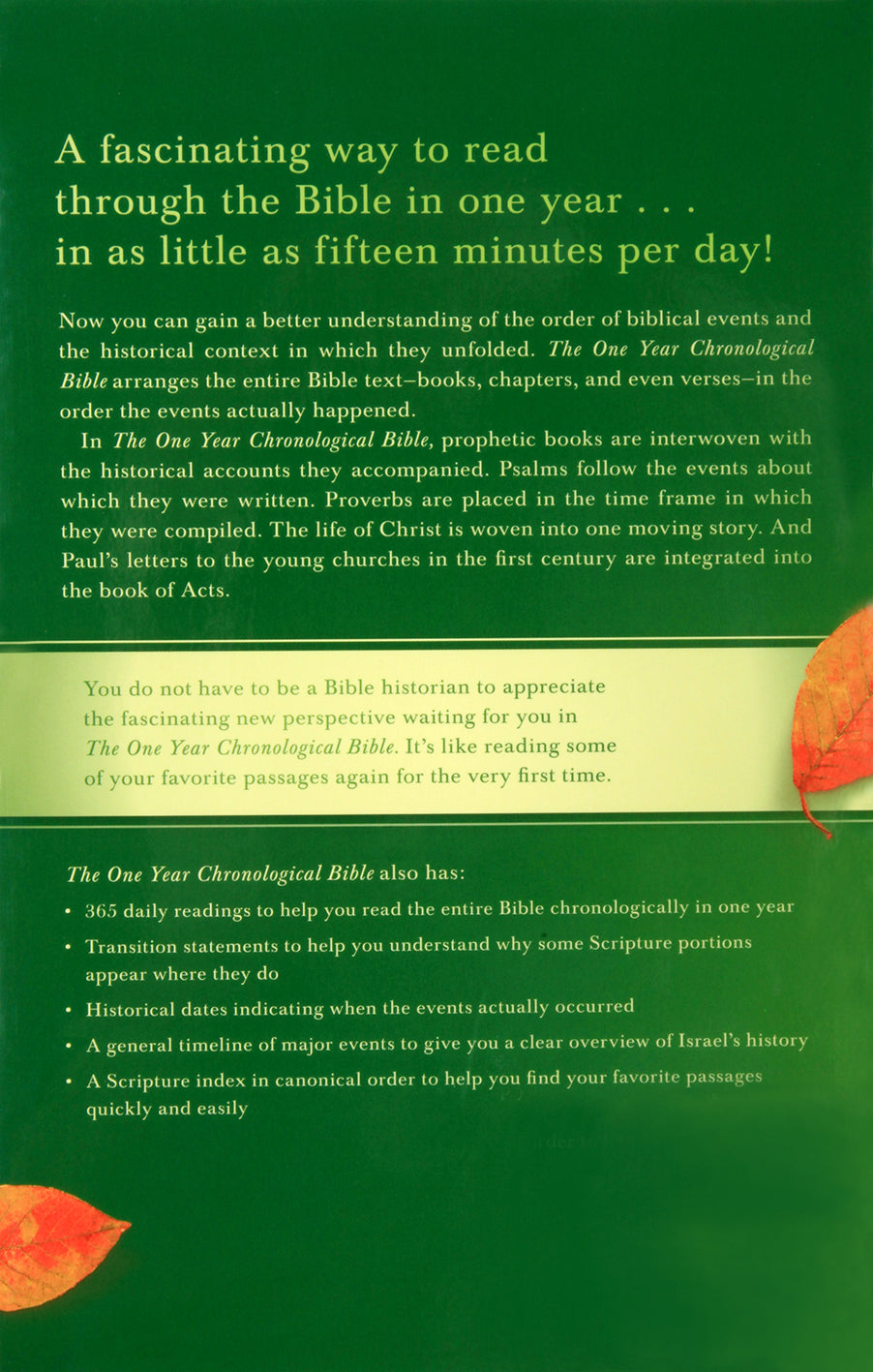 NIV One Year Devotional Journaling Bible with black letter text for a deeper walk with God.