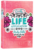 NLT Girls Life Application Study Bible, black letter edition, for young women's Christian study and devotion