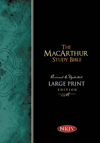 NKJV MacArthur Study Bible Large Print Black Letter Edition