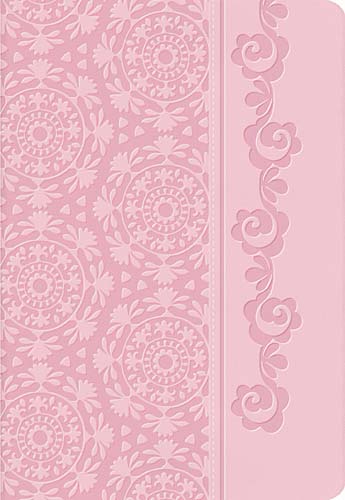 NKJV Women's Devotional Bible with Pink cover, Black Letter Edition and Journaling space