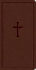 Elegant CSB Single-Column Pocket Bible in Red Letter Edition, perfect for luxury reading.