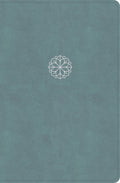CSB Personal Size Giant Print Bible Earthen Teal Indexed (Red Letter Edition)