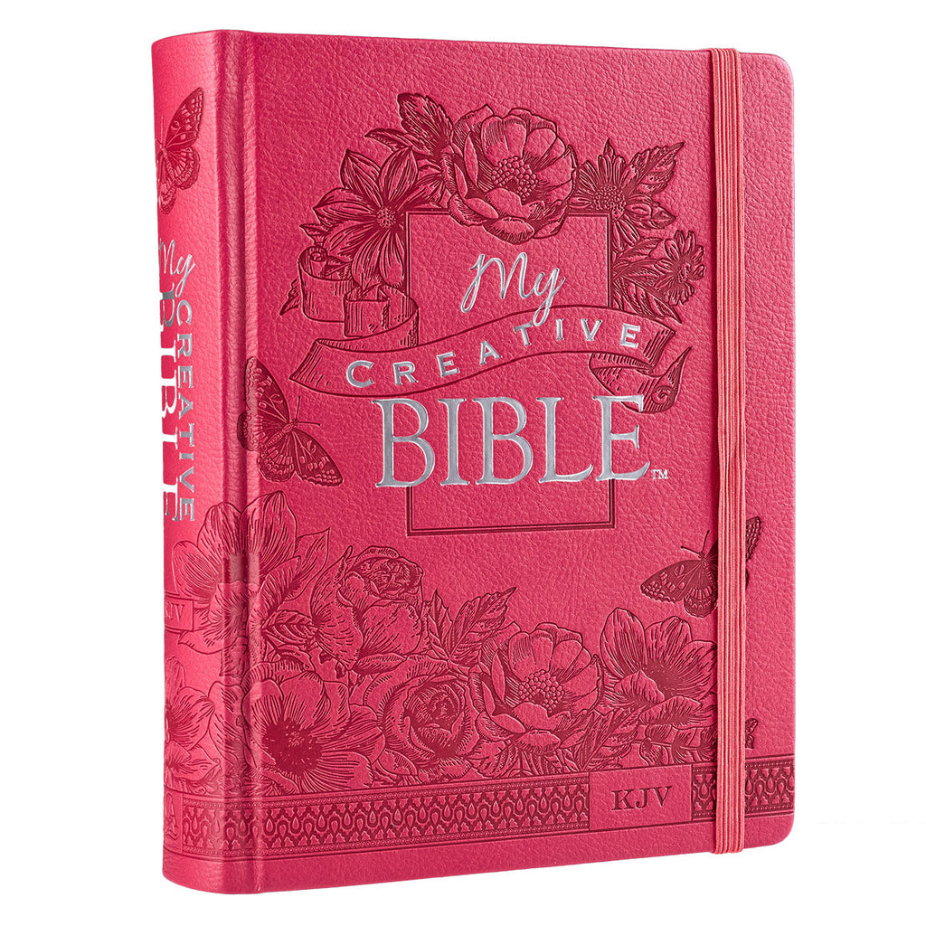 Pink KJV My Creative Bible with Black Letter Edition, showcasing its unique design